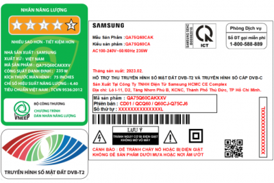 Smart Tivi Samsung QLED 4K 75 inch QA75Q60C