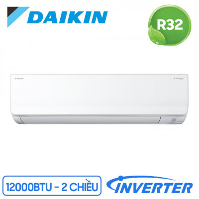 Điều hòa Daikin 2 chiều 12000BTU inverter gas R32 FTHF35XVMV