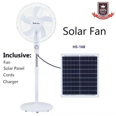 Quạt tích điện năng lượng mặt trời Solar Fan - dạng Đứng HS168