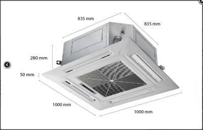Điều hòa âm trần Casper 50.000BTU CC-50TL22