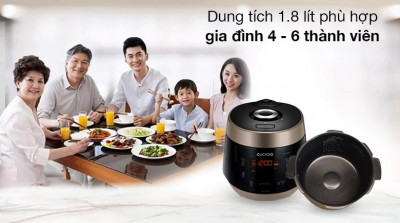 Nồi cơm điện tử áp suất Cuckoo 1.8 lít CRP-PK1000S/BKCGVNCV 