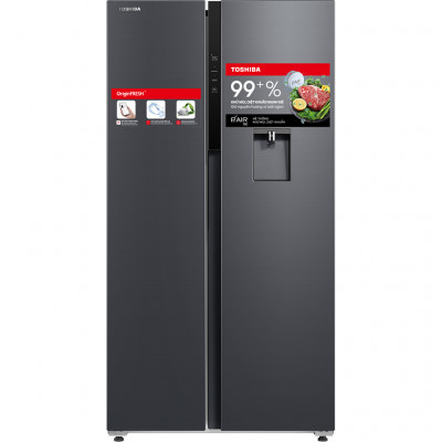 Tủ lạnh Toshiba Inverter 596 lít Side By Side GR-RS775WI-PMV(06)-MG
