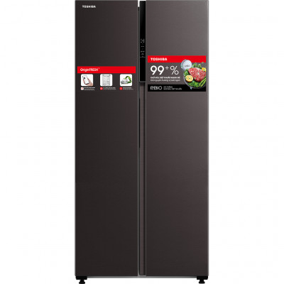 Tủ lạnh Toshiba Inverter 460 lít Side By Side GR-RS600WI-PMV(37)-SG