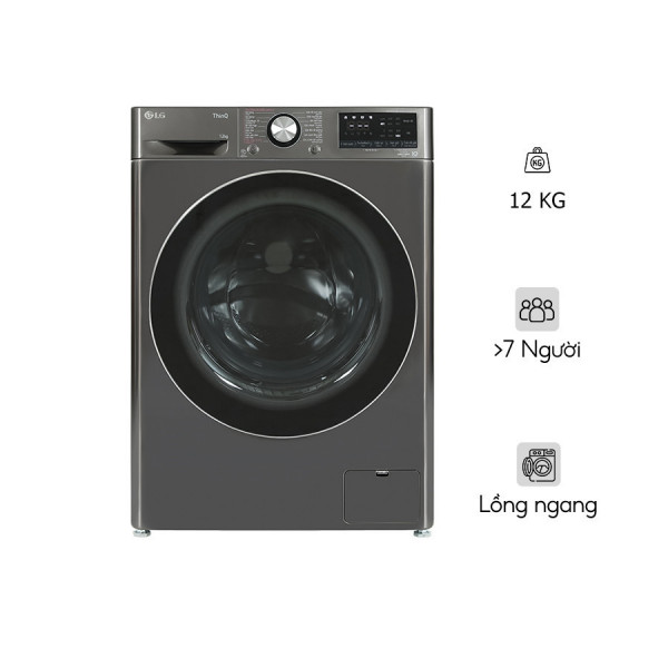 Máy giặt LG AI DD Inverter 12 kg FV1412S3B Lồng ngang