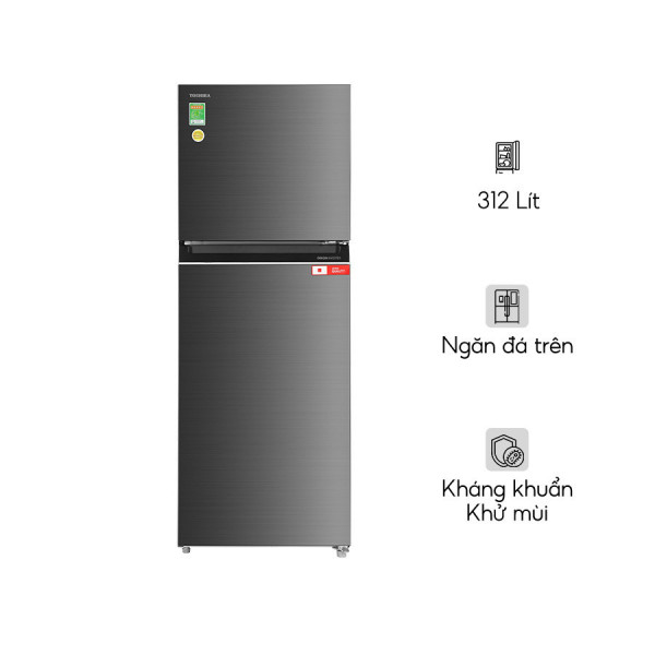 Tủ lạnh Toshiba Inverter 312 lít GR-RT416WE-PMV(58)-MM