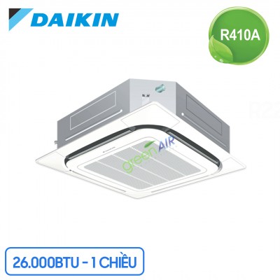 Điều Hòa Âm Trần Cassette Daikin 1 chiều 26000 BTU (FCNQ26MV1/RNQ26MV19) Điều Khiển Dây  (BRC2E61+BYCP125K-W18