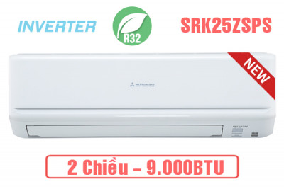 Điều hòa Mitsubishi Heavy 9.000BTU 2 chiều inverter SRK/SRC25ZSPS-W5