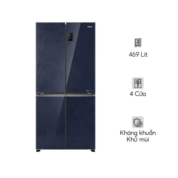 Tủ Lạnh Aqua Inverter 469 Lít AQR-M560XA(GL)