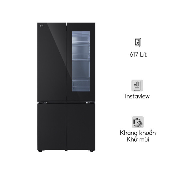 Tủ lạnh LG Inverter 617 lít Multi Door InstaView LFB61BLGAI