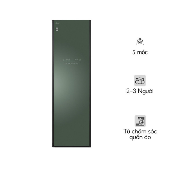 Tủ chăm sóc quần áo thông minh LG Styler Inverter 5 móc S5GOC