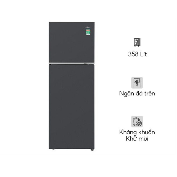 Tủ lạnh Aqua Inverter 358 lít AQR-T410FA(SL)