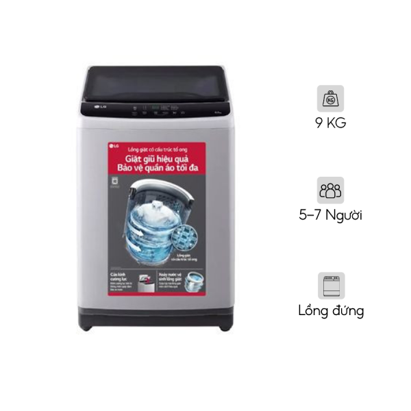 Máy giặt LG 9kg T2109NT1G Lồng đứng
