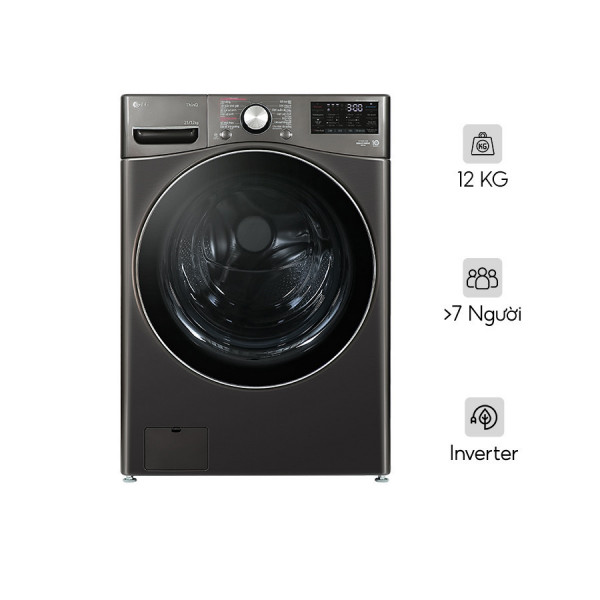 Máy giặt sấy LG AI DD Inverter giặt 21 kg - sấy 12 kg F2721HVRB