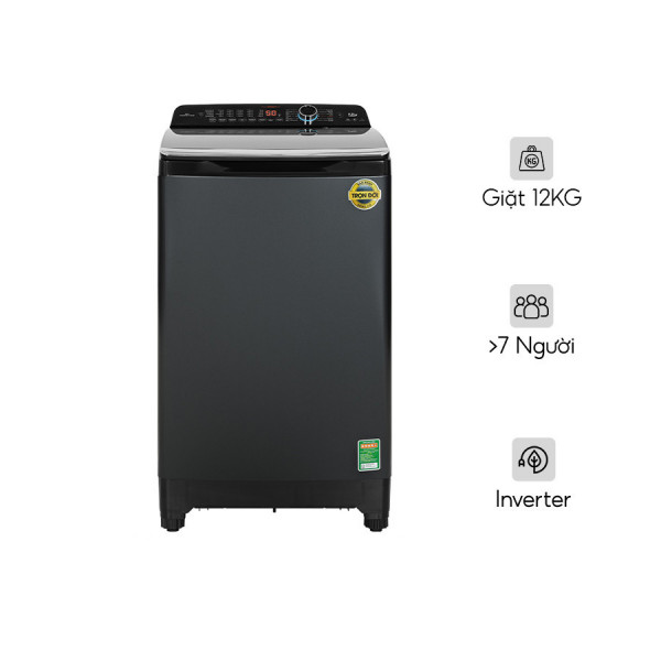 Máy giặt Aqua Inverter 12 kg AQW-DR120HT.BK Lồng đứng