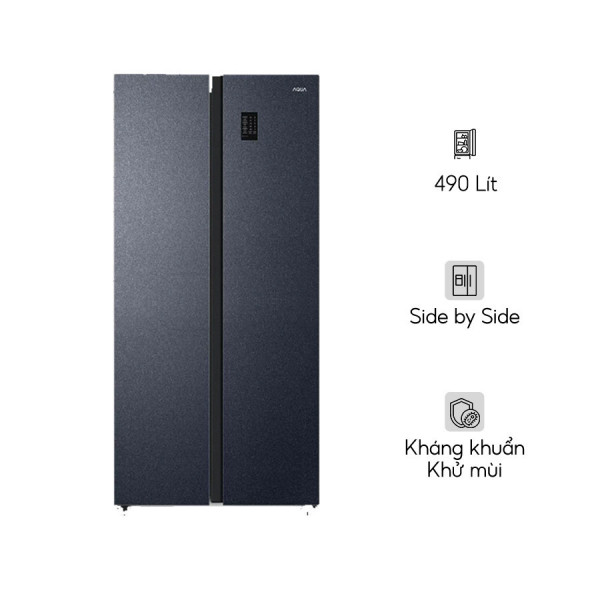 Tủ Lạnh Aqua Inverter 490 lít AQR-S552XA(CBC)