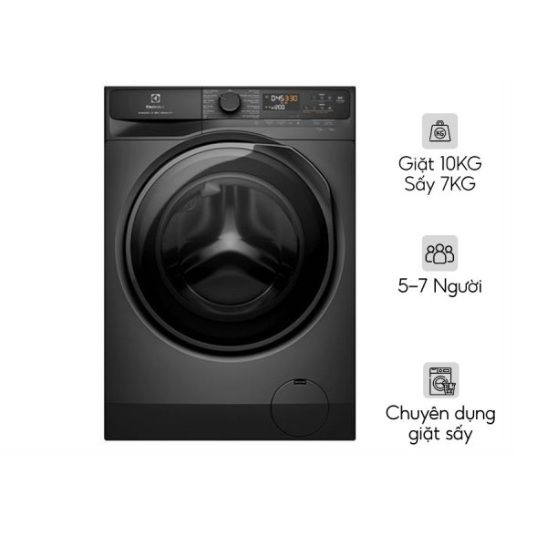 Máy giặt sấy Electrolux UltimateCare 500 Inverter giặt 10 kg - sấy 7 kg EWW1023P5SC