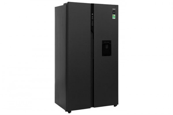 Tủ lạnh Aqua Inverter 550 lít Side By Side AQR-S612XA(WCB)