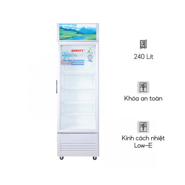 Tủ Mát Sanaky Inverter 240 Lít VH-308K3L