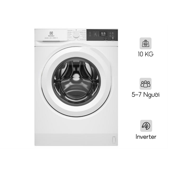 Máy giặt Electrolux UltimateCare 300 Inverter 10 kg EWF1024D3WC Lồng ngang