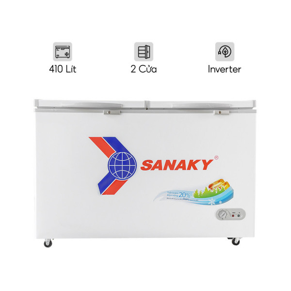 Tủ đông Sanaky Inverter 410 lít VH-5699HY4K