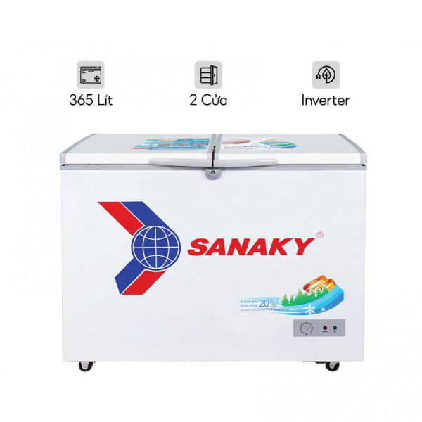 Tủ đông Sanaky Inverter 365 lít VH-5699W4K