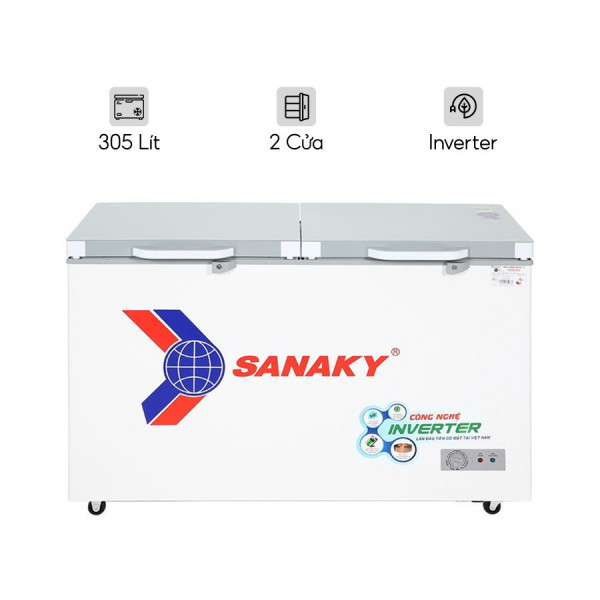 Tủ đông Sanaky Inverter 305 lít VH-4099A4K