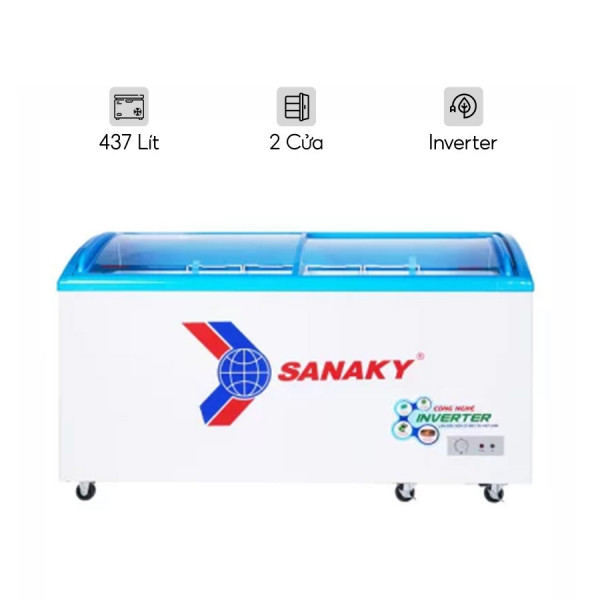 Tủ đông Sanaky Inverter 437L VH-6899K3