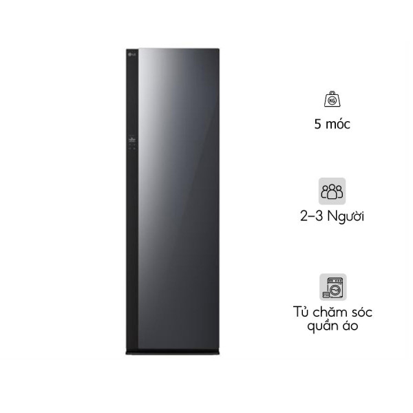Tủ chăm sóc quần áo thông minh LG Styler Inverter 5 móc SC5GMR80H