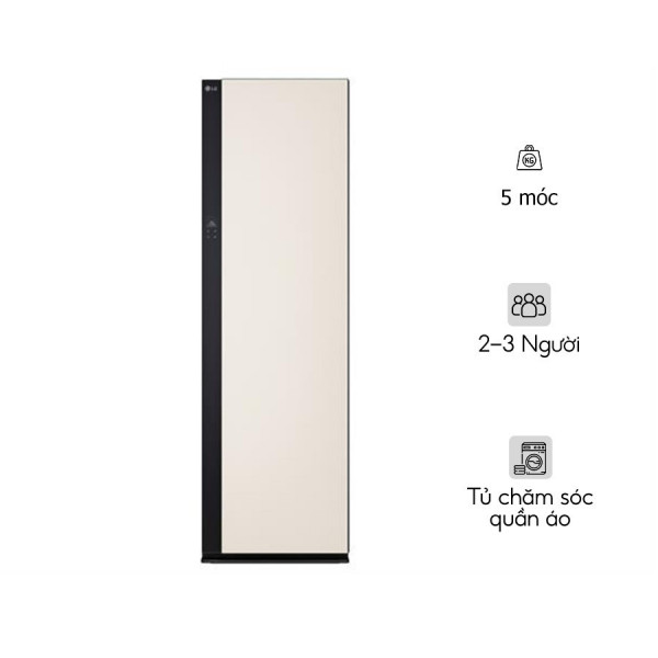 Tủ chăm sóc quần áo thông minh LG Styler Inverter 5 móc SC5MBR80H