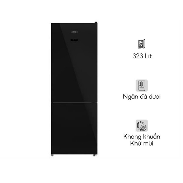 Tủ lạnh Hitachi Inverter 323 lít HRBN6340DGBKVN