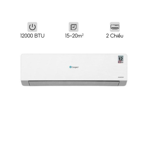 Điều hòa Casper inverter 12000BTU 2 chiều QH-12IU36A