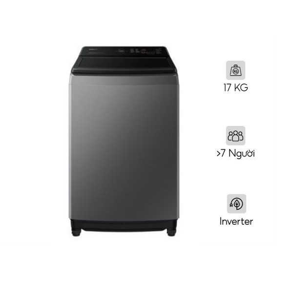 Máy giặt Samsung Ecobubble Inverter 17 kg WA17CG6442BDSV Lồng đứng