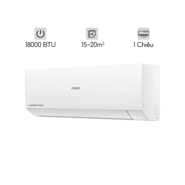 Máy điều hòa Turbo Cool AQUA 17500 BTU 1 chiều AQA -RV18QE