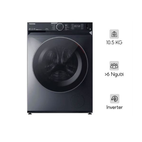 Máy Giặt Toshiba Inverter 10.5 Kg TW-T23BU115UWV(MG) Lồng ngang