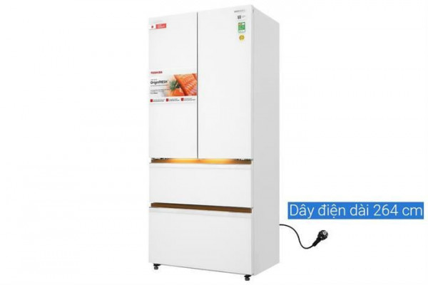 Tủ lạnh Toshiba Inverter 533 lít Japandi Multi Door GR-RF690WI-PGV(67)