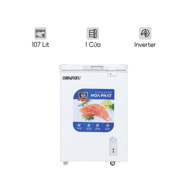 Tủ đông Hòa Phát 107 Lít HPF AD6107