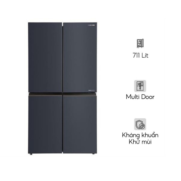 Tủ lạnh Toshiba Inverter 711 lít Multi Door GR-RF900WI-PMV(06)-MG