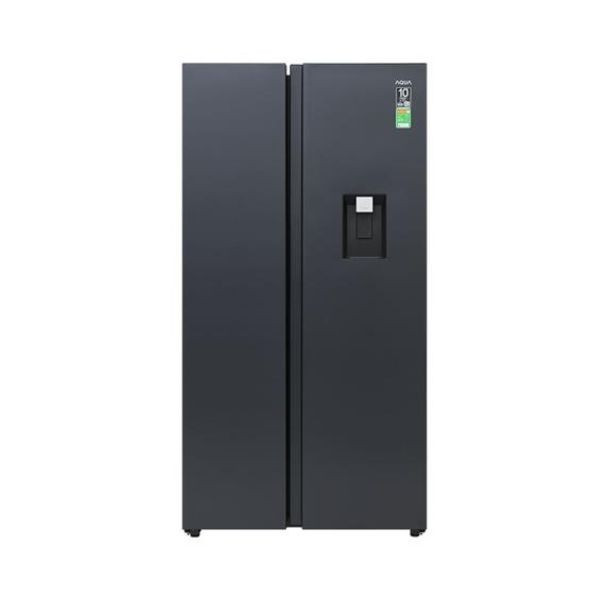 Tủ lạnh Aqua Inverter 569 lít Side By Side AQR-S633XA(WSL)