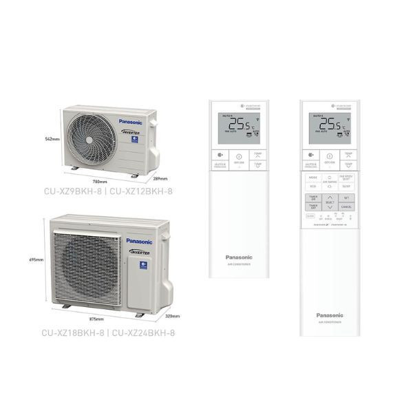 Điều hòa Panasonic 12000 BTU 2 chiều inverter XZ12BKH-8