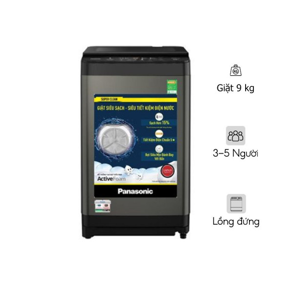 Máy giặt Panasonic 9 Kg NA-F90S10BRV Lồng đứng
