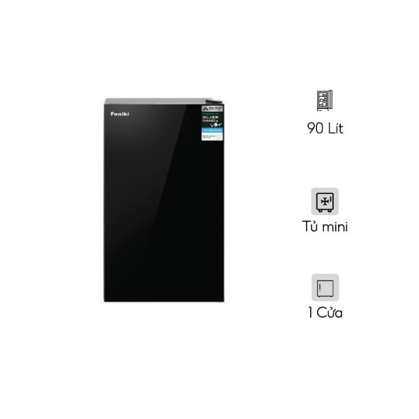 Tủ lạnh Funiki mini cánh kính HR S690GB 90 lít