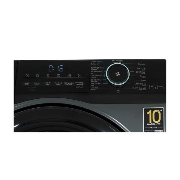 Máy giặt Aqua Inverter 9.5 kg AQD-A952J.BK Lồng ngang