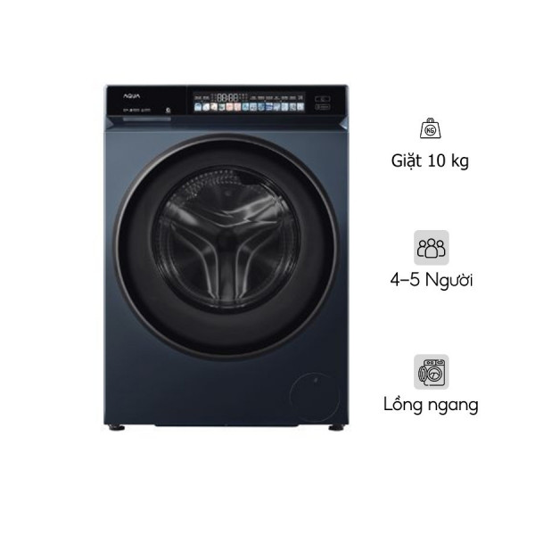 Máy giặt Aqua Inverter 10 kg AW10-BD4377U1L(GN) Lồng ngang