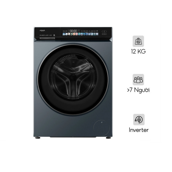 Máy giặt Aqua Inverter 12 kg AW12-BD4377U1L(GN) Lồng ngang