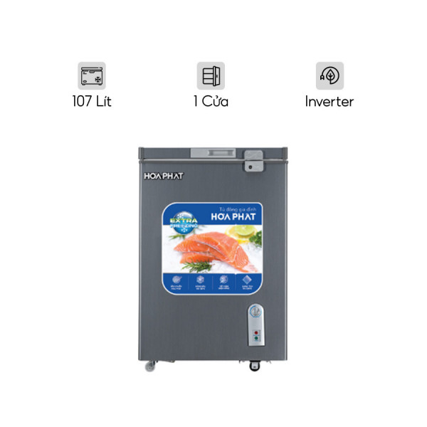 Tủ đông mini Hòa Phát HPF AD6107G 107 lít