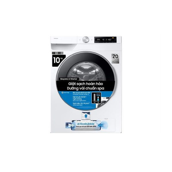 Máy giặt Samsung AI EcoBubble Inverter 10 kg WW10DG6U34LESV Lồng ngang