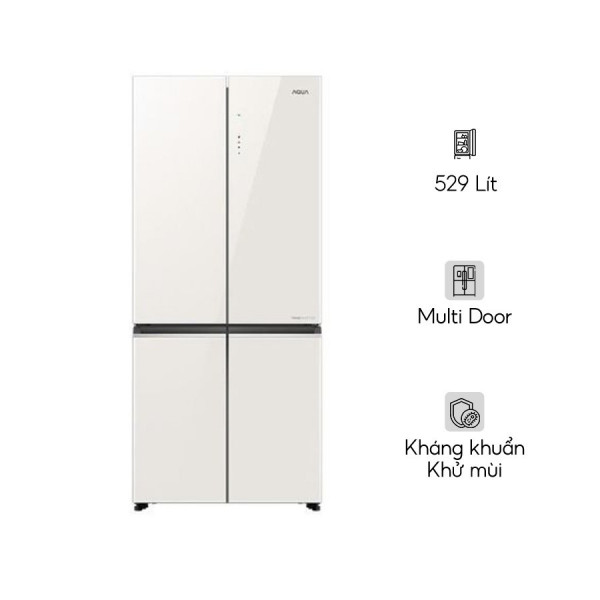 Tủ lạnh Aqua Inverter 529 lít AQR-M600XA(GC)