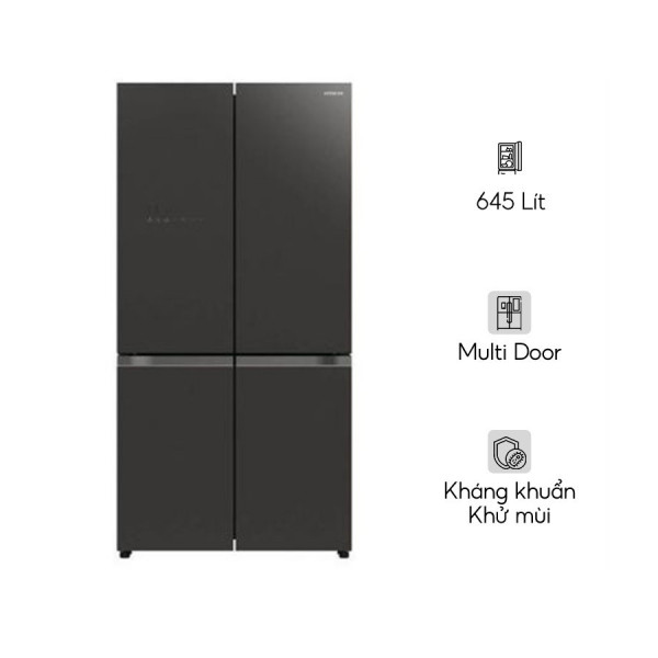 Tủ lạnh Hitachi Inverter 645 lít Multi Door R-WB700PGV4 GBK