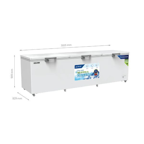 Tủ đông dung tích lớn Hòa Phát Inverter HPF AD81190 1190 lít