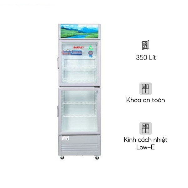 Tủ mát Inverter Sanaky VH-358W3L 350 lít